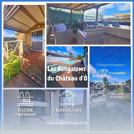 Les Bungalows Du Chateau D'O Petite-Île Bagian luar foto